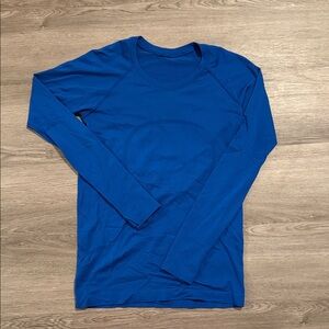 lululemon athletica Women's Blue Long Sleeve Swiftly Tech